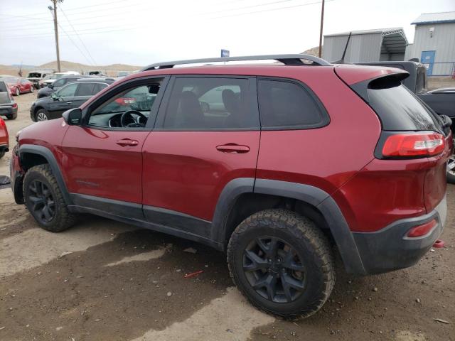 1C4PJMBB3GW104491 - 2016 JEEP CHEROKEE TRAILHAWK BURGUNDY photo 2