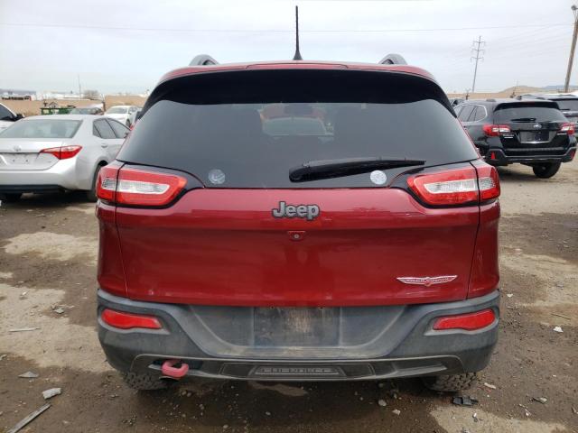 1C4PJMBB3GW104491 - 2016 JEEP CHEROKEE TRAILHAWK ბურგუნდია ფოტო 6