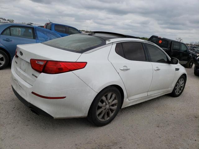 5XXGN4A75EG304918 - 2014 KIA OPTIMA EX WHITE photo 3