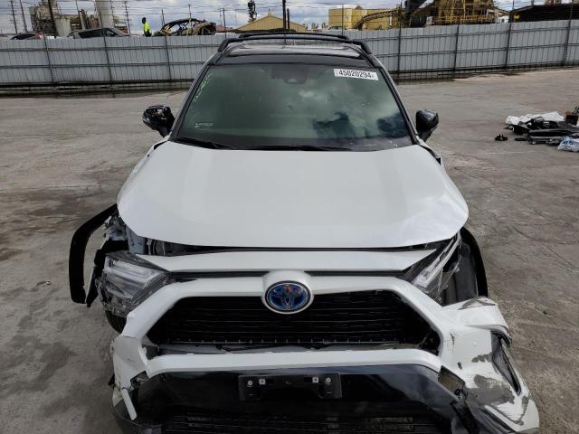 JTME6RFV9RJ040497 - 2024 TOYOTA RAV4 XSE WHITE photo 5