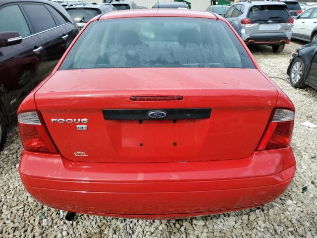 1FAFP34N57W146243 - 2007 FORD FOCUS ZX4 RED photo 6