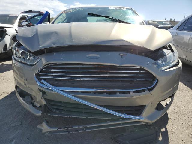 3FA6P0G77FR120000 - 2015 FORD FUSION S TAN photo 5