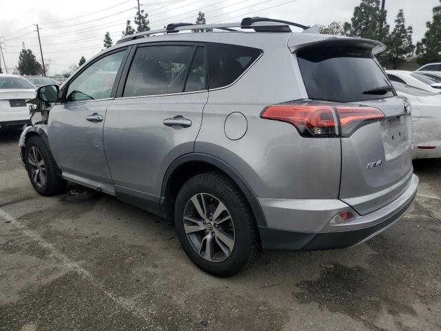 2T3RFREVXHW660259 - 2017 TOYOTA RAV4 XLE SILVER photo 2