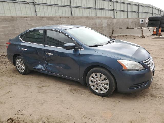 1N4AB7AP5DN904377 - 2013 NISSAN SENTRA S BLUE photo 4