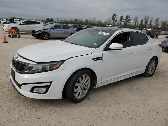 5XXGN4A76FG492981 - 2015 KIA OPTIMA EX WHITE photo 1