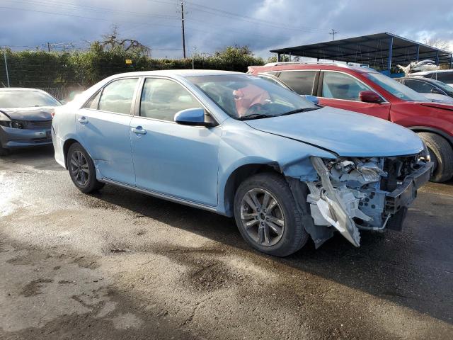 4T1BF1FK6DU675447 - 2013 TOYOTA CAMRY L BLUE photo 4