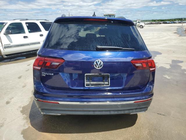 3VV3B7AX2MM078280 - 2021 VOLKSWAGEN TIGUAN SE BLUE photo 6