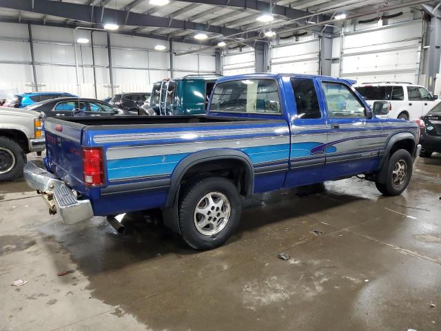 1B7GG23YXTS524384 - 1996 DODGE DAKOTA BLUE photo 3