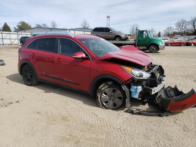 KNDCC3LC4H5051835 - 2017 KIA NIRO EX RED photo 4