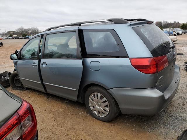 5TDZA23C05S255127 - 2005 TOYOTA SIENNA CE BLUE photo 2