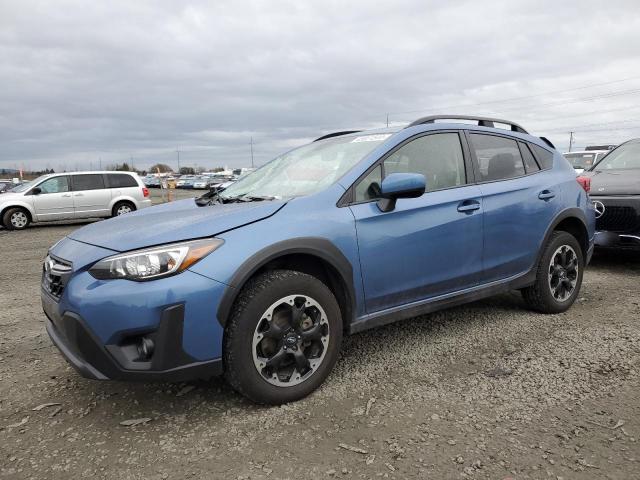 JF2GTAPC8MH367281 - 2021 SUBARU CROSSTREK PREMIUM BLUE photo 1