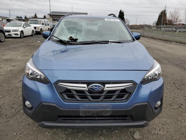 JF2GTAPC8MH367281 - 2021 SUBARU CROSSTREK PREMIUM BLUE photo 5