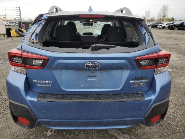 JF2GTAPC8MH367281 - 2021 SUBARU CROSSTREK PREMIUM BLUE photo 6