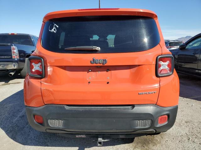 ZACCJAAB3HPG01537 - 2017 JEEP RENEGADE SPORT ORANGE photo 6