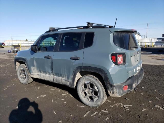 ZACCJBAB7HPE67248 - 2017 JEEP RENEGADE SPORT Կանաչ լուսանկար 2