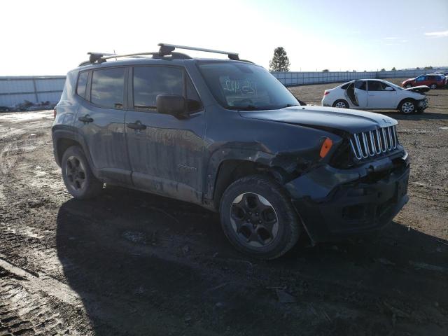 ZACCJBAB7HPE67248 - 2017 JEEP RENEGADE SPORT Կանաչ լուսանկար 4