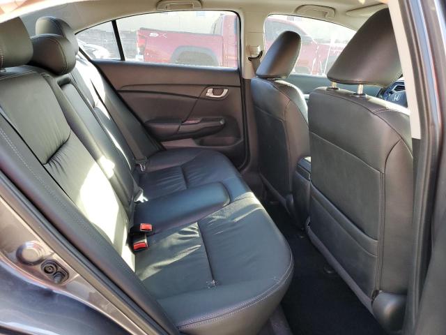 19XFB2F97FE021613 - 2015 HONDA CIVIC EXL ნაცრისფერი ფოტო 10