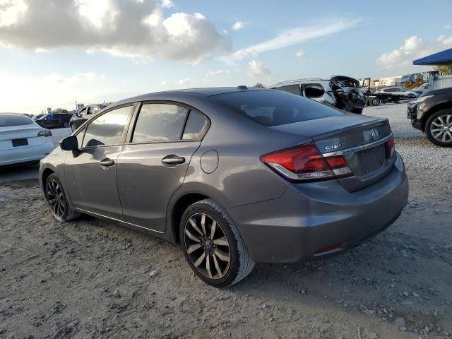 19XFB2F97FE021613 - 2015 HONDA CIVIC EXL ნაცრისფერი ფოტო 2