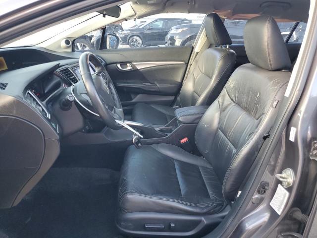 19XFB2F97FE021613 - 2015 HONDA CIVIC EXL ნაცრისფერი ფოტო 7