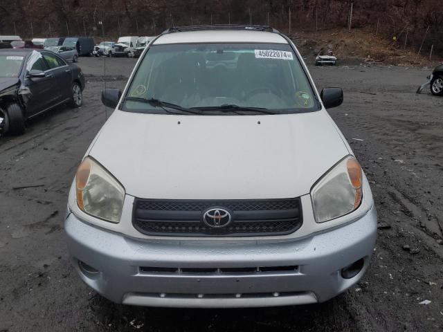 JTEHD20V840025129 - 2004 TOYOTA RAV4 WHITE photo 5