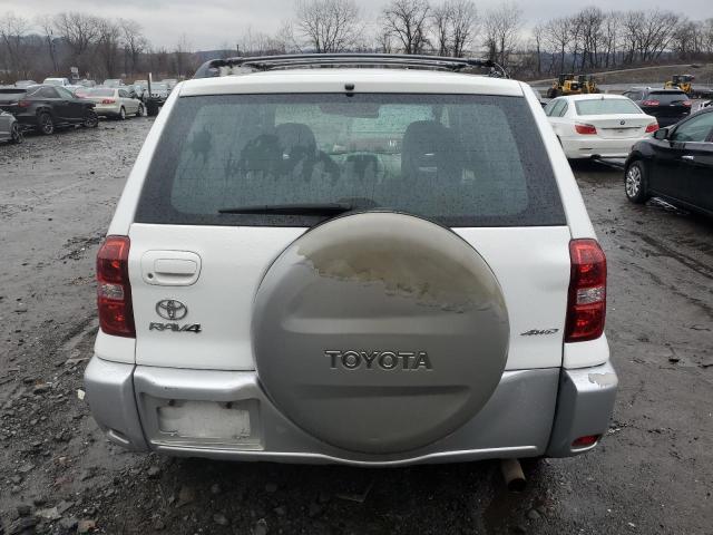 JTEHD20V840025129 - 2004 TOYOTA RAV4 WHITE photo 6