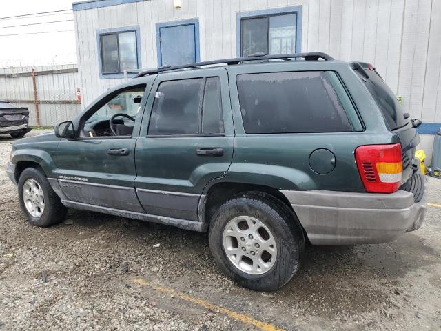 1J4G248S9YC384354 - 2000 JEEP GRAND CHER LAREDO GREEN photo 2