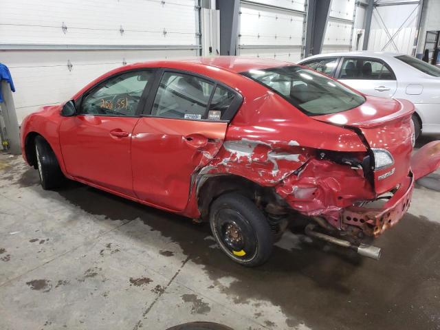 JM1BL1S52A1279509 - 2010 MAZDA 3 S RED photo 2