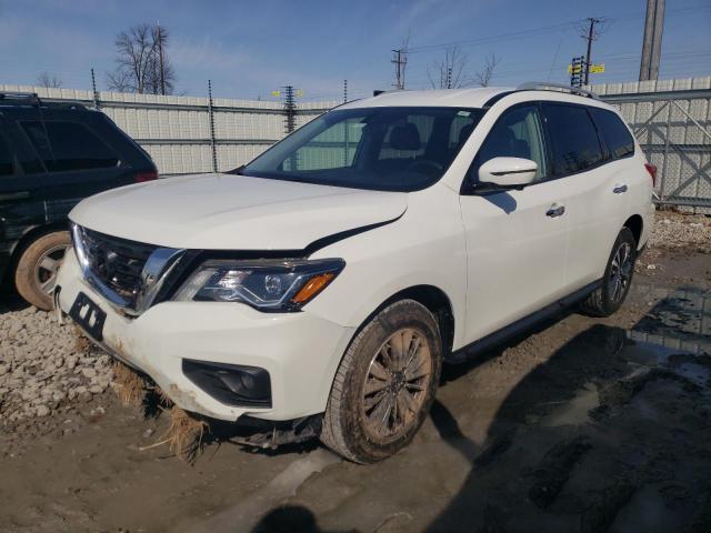 5N1DR2MM7KC612709 - 2019 NISSAN PATHFINDER S WHITE photo 1