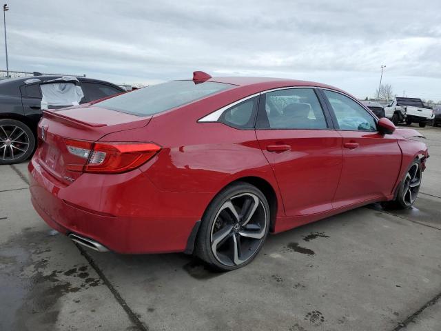 1HGCV1F31LA112487 - 2020 HONDA ACCORD SPORT RED photo 3