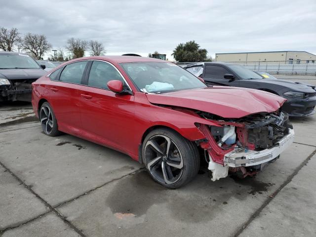 1HGCV1F31LA112487 - 2020 HONDA ACCORD SPORT RED photo 4