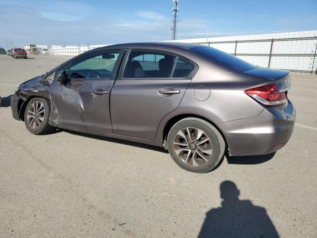 19XFB2F85FE275666 - 2015 HONDA CIVIC EX GRAY photo 2