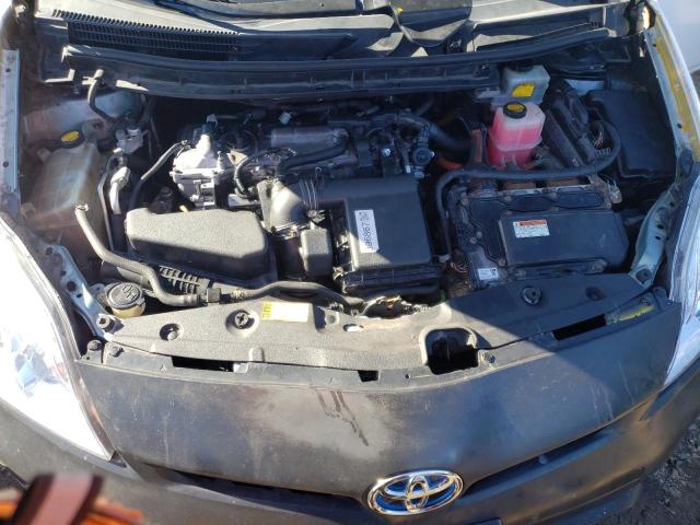 JTDKN3DU0D5644339 - 2013 TOYOTA PRIUS WHITE photo 11