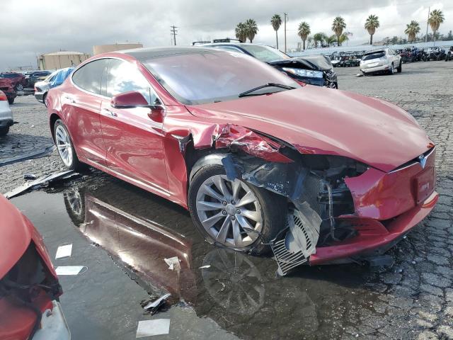 5YJSA1E18HF214146 - 2017 TESLA MODEL S Qırmızı foto 4