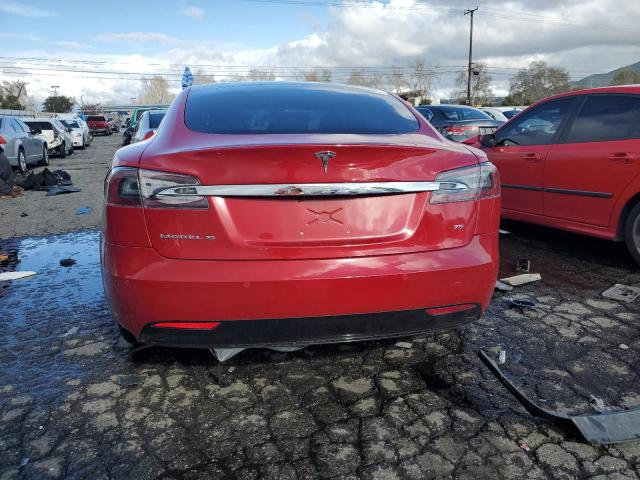 5YJSA1E18HF214146 - 2017 TESLA MODEL S Qırmızı foto 6