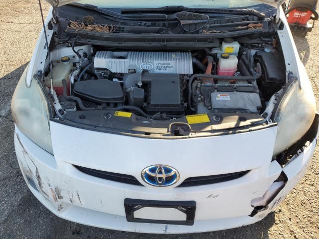 JTDKN3DUXA5079612 - 2010 TOYOTA PRIUS WHITE photo 11