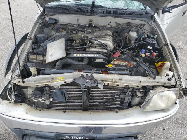 5TESN92N71Z864309 - 2001 TOYOTA TACOMA XTRACAB PRERUNNER ვერცხლისფერი ფოტო 11