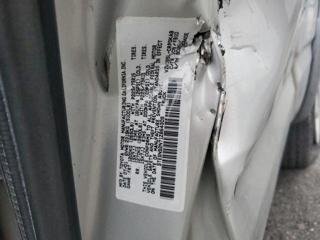 5TESN92N71Z864309 - 2001 TOYOTA TACOMA XTRACAB PRERUNNER ვერცხლისფერი ფოტო 12