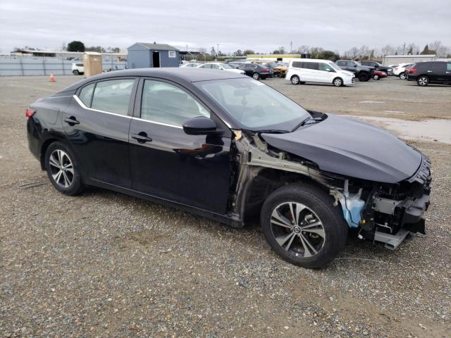 3N1AB8CV2MY328698 - 2021 NISSAN SENTRA SV BLACK photo 4