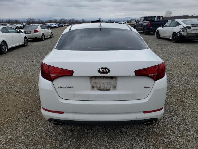 5XXGM4A77DG122722 - 2013 KIA OPTIMA LX WHITE photo 6