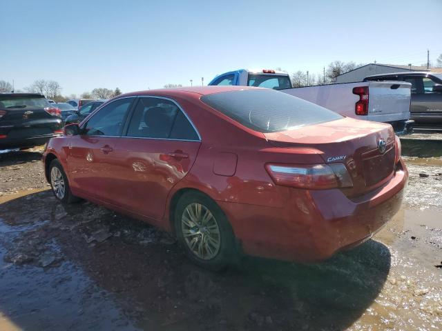 4T1BE46K27U051668 - 2007 TOYOTA CAMRY CE RED photo 2