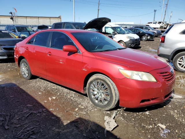 4T1BE46K27U051668 - 2007 TOYOTA CAMRY CE RED photo 4