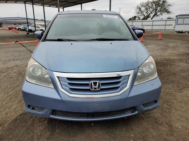 5FNRL3H45AB043291 - 2010 HONDA ODYSSEY EX BLUE photo 5