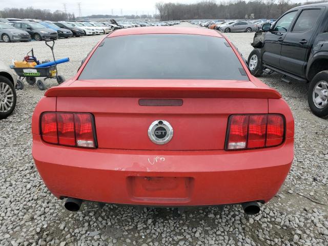 1ZVHT82H085144672 - 2008 FORD MUSTANG GT RED photo 6