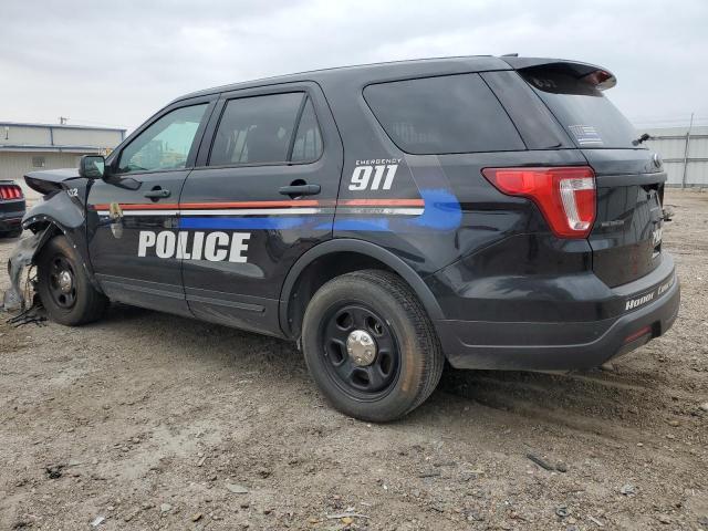 1FM5K8AR3KGB15483 - 2019 FORD EXPLORER POLICE INTERCEPTOR Սև լուսանկար 2
