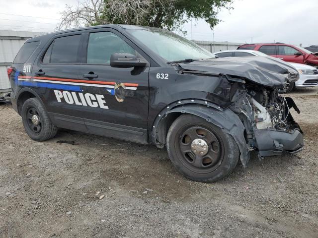 1FM5K8AR3KGB15483 - 2019 FORD EXPLORER POLICE INTERCEPTOR Սև լուսանկար 4
