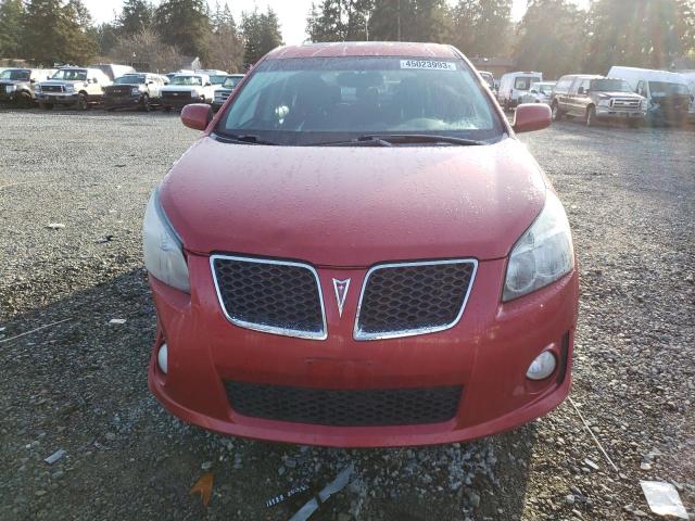 5Y2SR67099Z404673 - 2009 PONTIAC VIBE GT RED photo 5