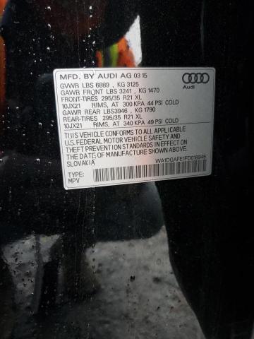 WA1DGAFE1FD018945 - 2015 AUDI Q7 PRESTIGE 黑色 照片 13