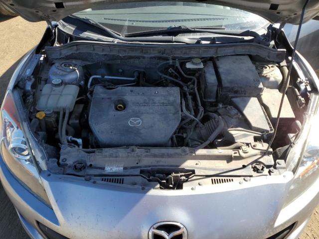 JM1BL1UG1C1653433 - 2012 MAZDA 3 I GRAY photo 11