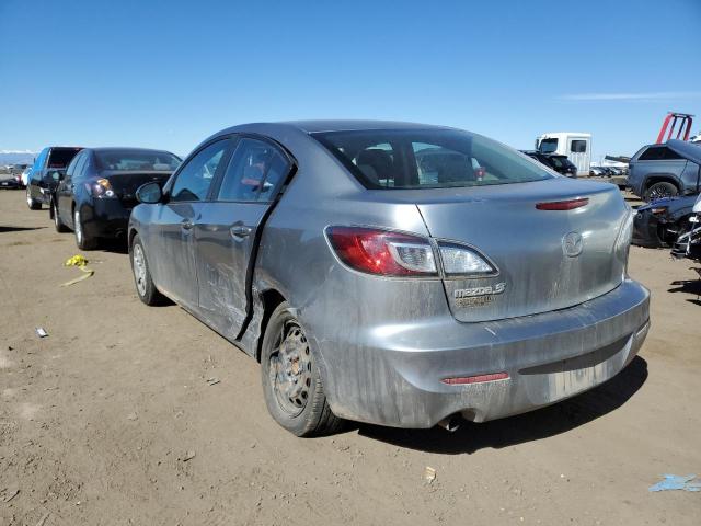 JM1BL1UG1C1653433 - 2012 MAZDA 3 I GRAY photo 2