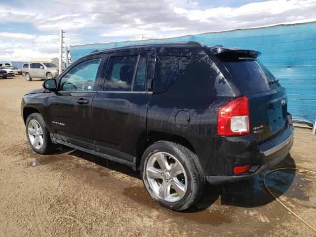 1C4NJDCB3CD571809 - 2012 JEEP COMPASS LIMITED BLACK photo 2